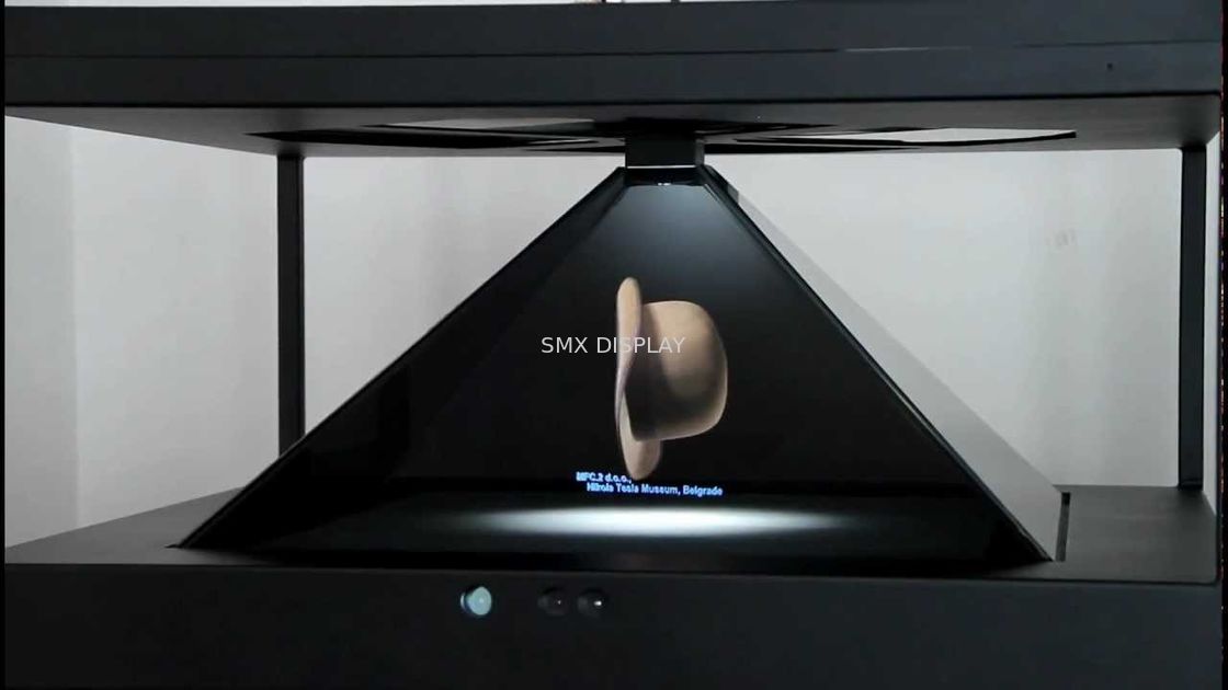 Tempered Hologram Glass 3D Holographic Display , 3D Hologram Screen