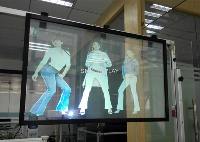 100 microns holographic rear projection transparent screen 3d