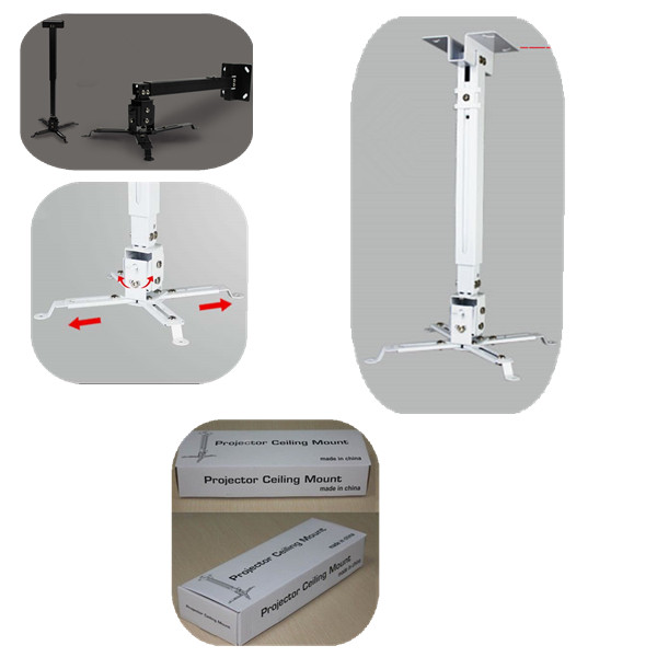 Projector Accessories , Metal & Aluminum universal ceiling mount for