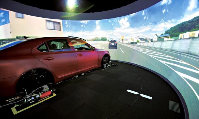 360° Curved Projection Screens 3.6mm Height Retractable For Cinema ...