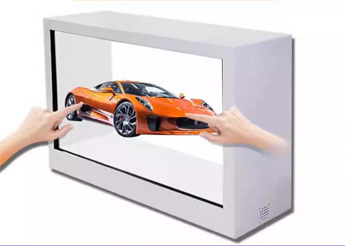 Custom 22-75 Inch 3D Holographic Showcase Multi Touch Transparent LCD ...