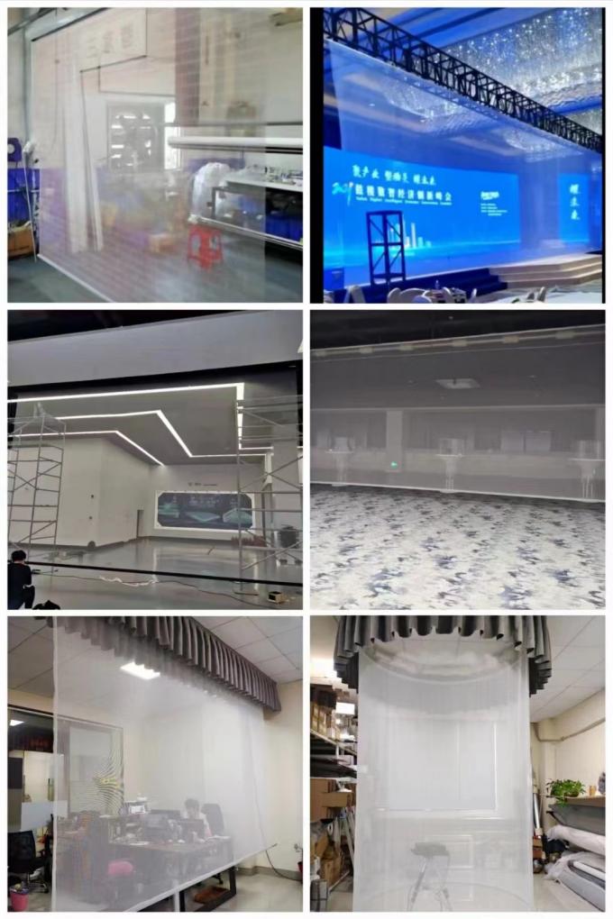 Polyamide 3D Holographic Projection Scrim Holo Gauze for Performance