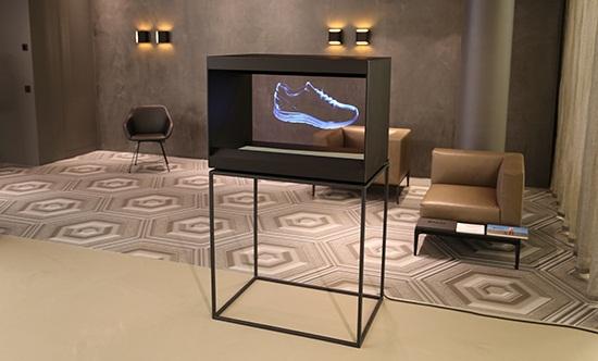 180度ホロキューブ 3Dホログラムディスプレイ フルHD 3Dホログラム展示