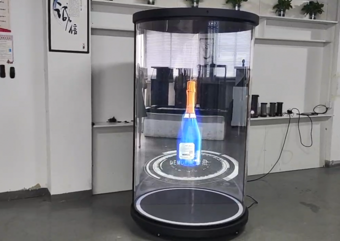 AI搭載インタラクティブ3Dホログラムボックス、75インチデジタル
