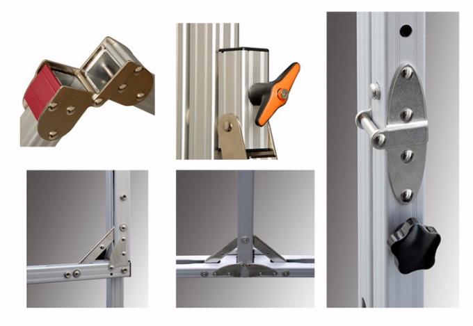 3D Fast Fold Projector Screen Outdoor Movie Quick Folding Frame Projection Screen With Drapes 5