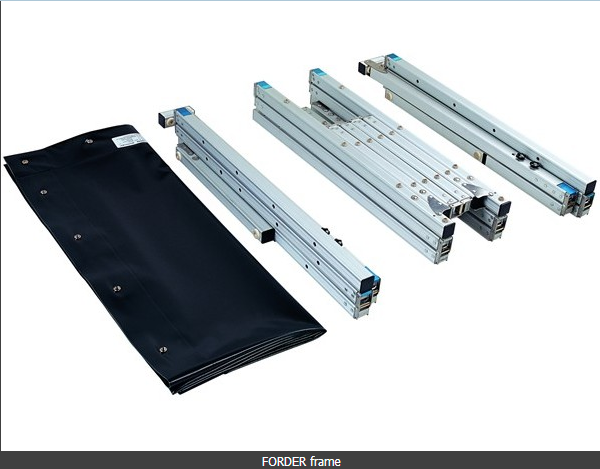 3D Fast Fold Projector Screen Outdoor Movie Quick Folding Frame Projection Screen With Drapes 14