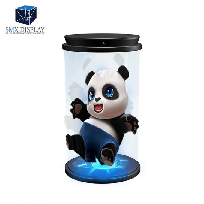 Holographic 3D Technology Display 5.5 10.1 21.5 Inch Hologram Cylinder With Ai Interactive 0