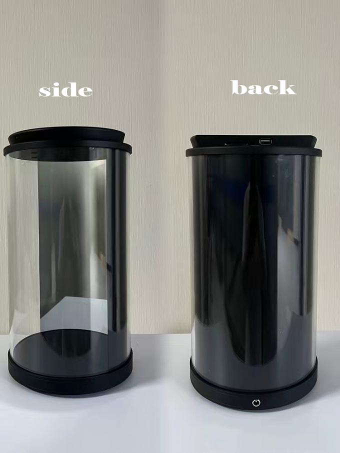 Ai Based Interactive 3D Hologram Box , 75inch Digital Human Round Exhibition Stand Holotube Holographic Display Box 4