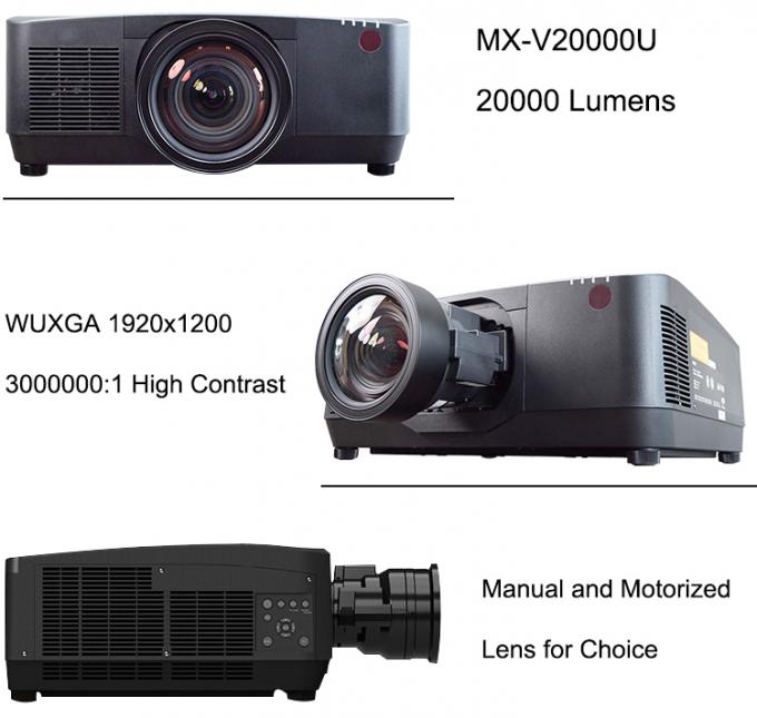 Professional Installation 20000 lumen WUXGA Large Venue 3LCD Laser Projector for 3D projection mapping 2
