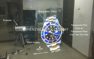 Sticky Transparent Rear Projection Film 1.52m Width For Projection Screen