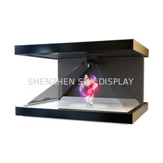 270 Deg 3D Holographic Projection Pyramid Display Advertising Player 1920x1080 Resulution
