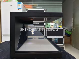 Full HD 4 Faces 3D Hologram Pyramid Display 240 x 240cm  for Shopping Mall Advertising