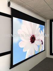 3D Silver Tab Tensioned Motorized Screen with RF IR control , 12V Trigger For home theater