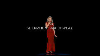 Large 3d holographic Fashion Show video projection System for Live Events
