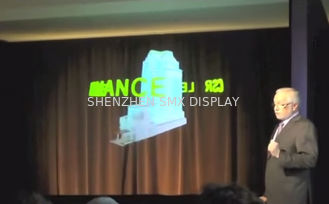 HD Holographic Projection System / Live Hologram Projection With 3d Holofilm