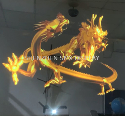 Holo Gauze 3D Holographic Mesh Screen Transparent Fireproof For Live Show