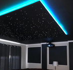 600x600mm RGB Color Fiber Optic Star Ceiling Tiles For Home Cinema Decoration
