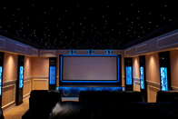 RGB Lights 7 Colors Magnetic Star Ceiling Panels Polyester Fiberboard For Home Theater