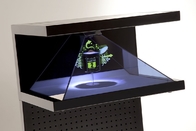 22" Holographic Display Pyramid 3D Hologram Showcase Full HD With Flight Case