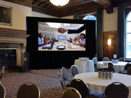 Front & Rear Fast Fold Projector Screen With Flight Case Package for Outdoor