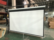 Pull Down Manual Projector Screen With Auto Lock 16:9 120 Inch