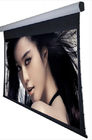 Custom Large Electric Motorized Projector Screen With Aluminum Casing , Remote Control