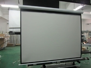 Manual Ceiling Mount Projection Screen With Self Locking 100 Inch Pull Down