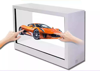 HD 4K Hologram Pyramid Transparent Touch Display Screen 3d Holographic Display Box Pyramid/3d Holobox