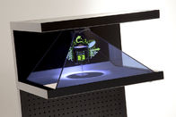 22 Inch 3D Hologram Pyramid Display Box , 3D Holographic Showcase Full HD Resolution