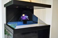 Full HD 3D Holographic Pyramid Display Showcase Hologram Box For Advertising