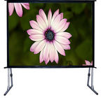 Easily assembly outdoor projection screen , Fast Fold Screens for Front and Rear projection