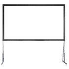 100" - 300"  Big collapsible projection screen with aluminum housing