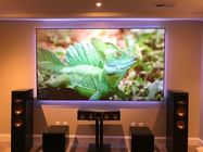 3D Sliver Wall Mount Fixed Frame Projection Screen , Deluxe Home Cinema