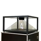 3D Pyramid Holo Display Showcase 360 Degree Hologram Display Box For Advertising