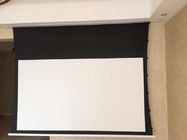 RoHS 100" Tab Tensioned Motorized Screen For Home Theater