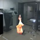Transmittance Advertising 3D Holographic Display 30m Length 100um