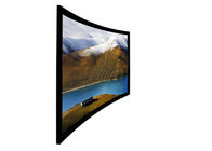 150'' Cinemascope screen ,  Fixed Frame Curved Projection Screen wall mounted