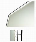 Flexible White / 3D Silver / Rear Eyelets Projection Screen With Eyelets Around