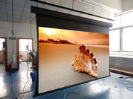 135" Acoustically Transaprent  Tab Tensioned Motorized Screen ,  4K  projection screen