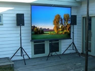 178x178cm Tripod Stand Projection Screen Fiberglass Matte White 1.0 Gain