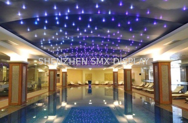 Home Cinema Fiber Optic Star Ceiling Panels RGB Color Star Lighting With Remote Control