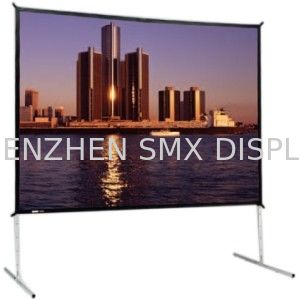 Portable Projector Fast Fold Screens / Movie Presentation Rear Projection Screen
