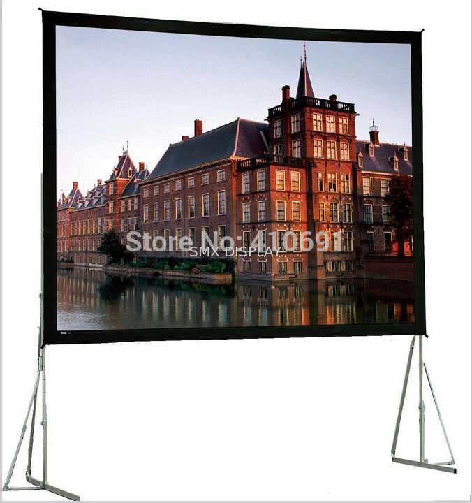 Portable Projector Fast Fold Screens / Movie Presentation Rear ...