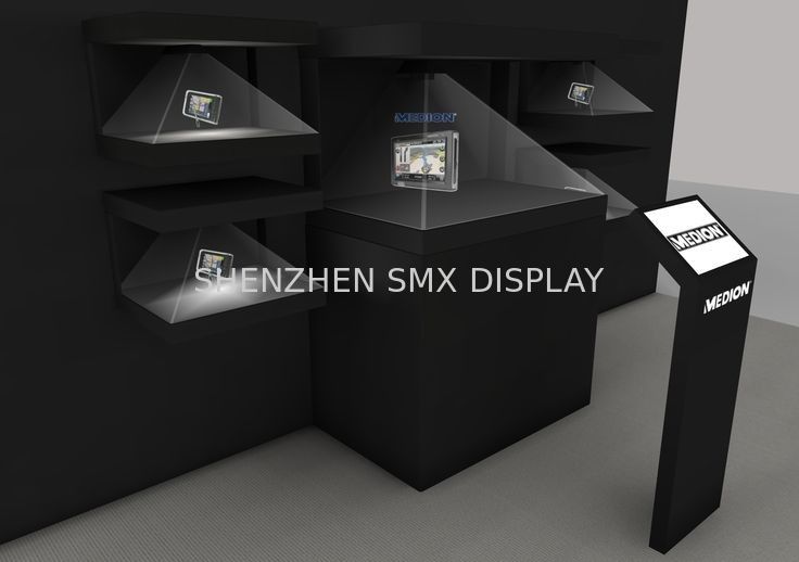 60Hz 3D Holographic Display Box Advertising Showcase VGA HDMI