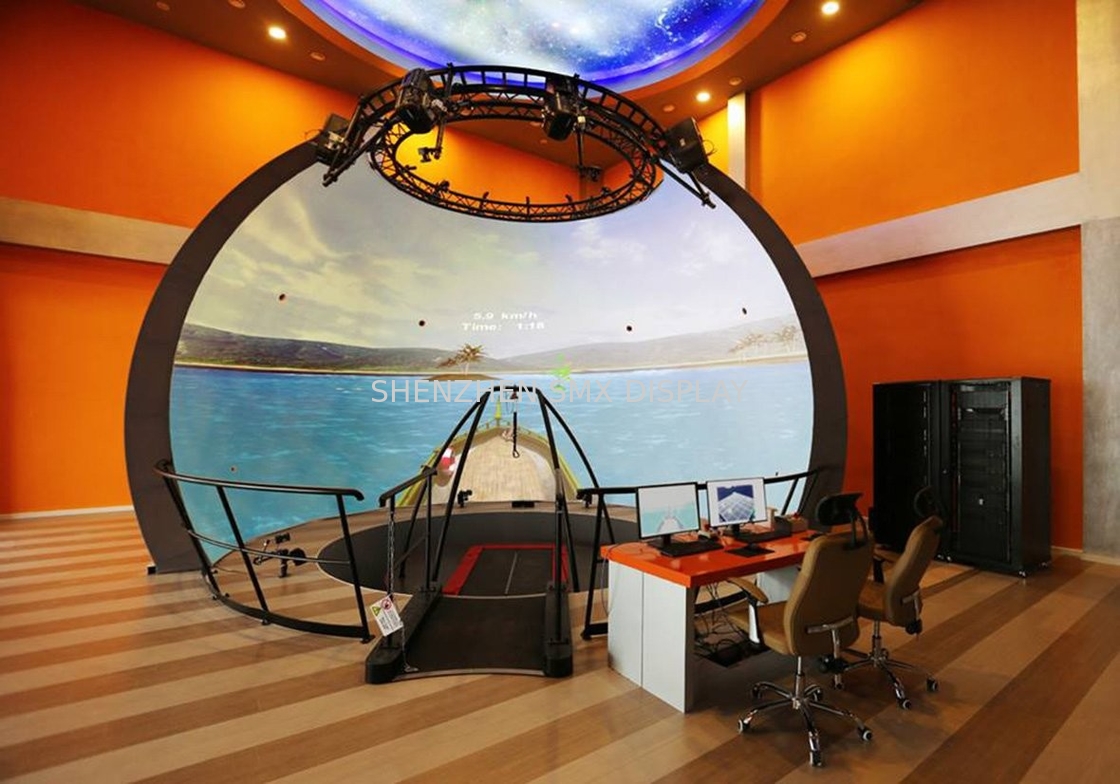 360° Immersive Dome Projector Screen Planetarium Dome Theater