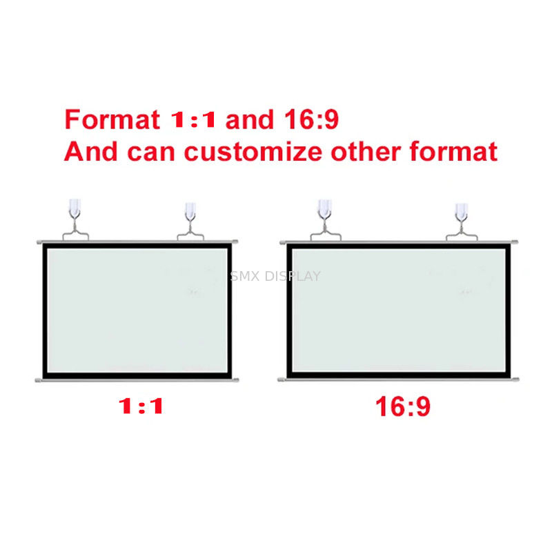 Portable Folding Splicing Wall Hanging Projection Screen 60120 Inch