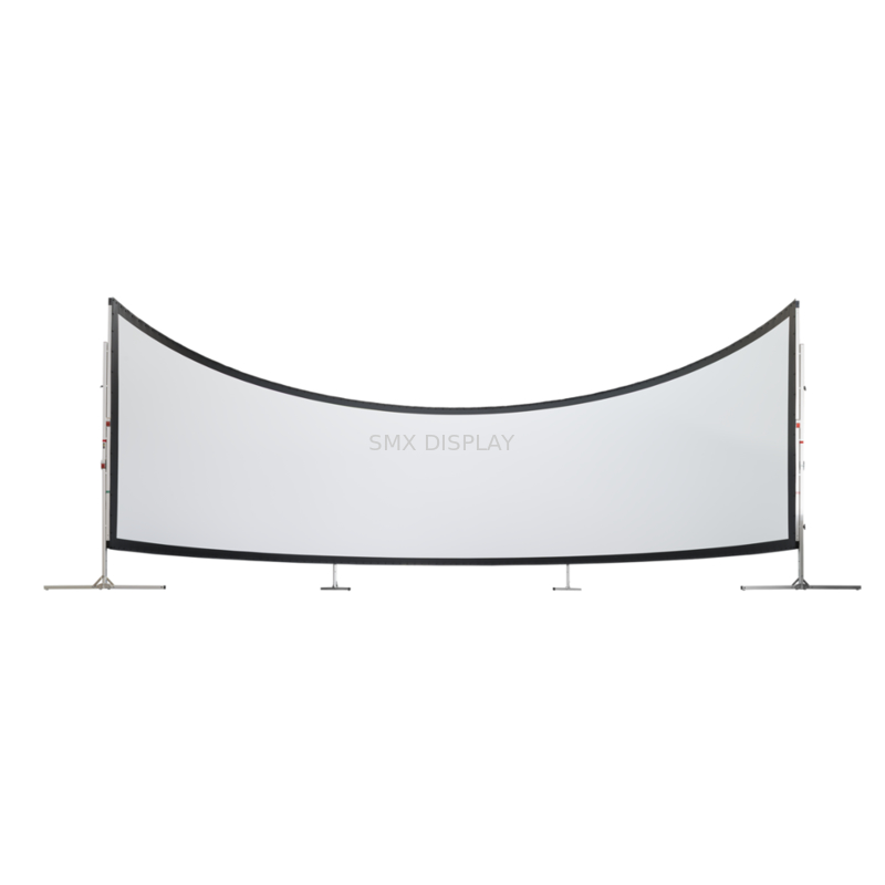 Curved Mapping Projection Screen 3D Interactive Wall 180° 270° Arc ...