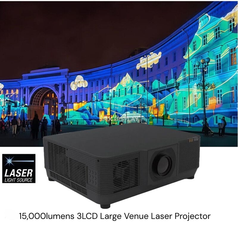 Professional 4K 15000 Lumen Projector For High End Architectural ...
