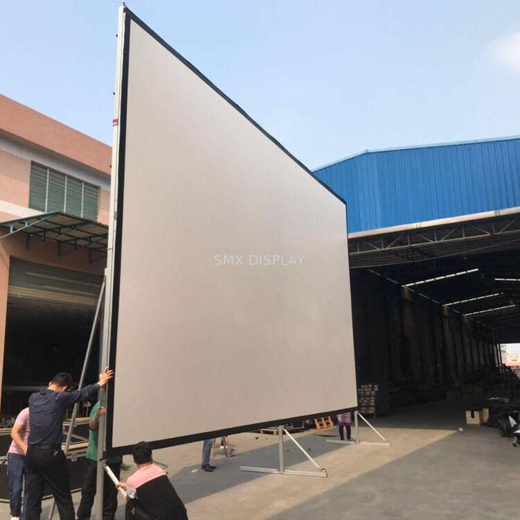 300 Inch Fast Fold Screen Front Rear Projection Screen Portable Outdoor ...