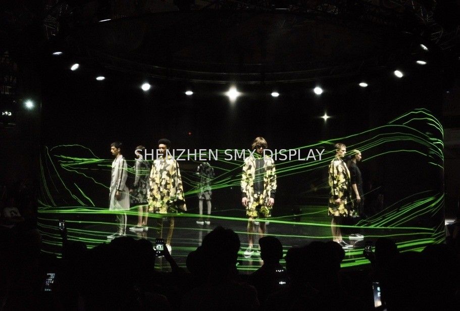 Invisible 3D Hologram Mesh Screen Live Hologram Projection 78% Transparency